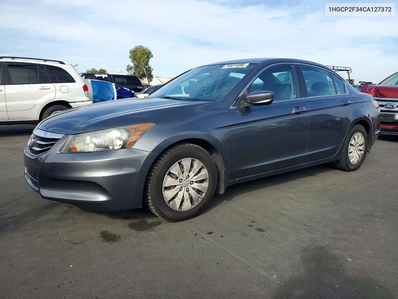 HONDA ACCORD 2012, VIN 1HGCP2F34CA127372