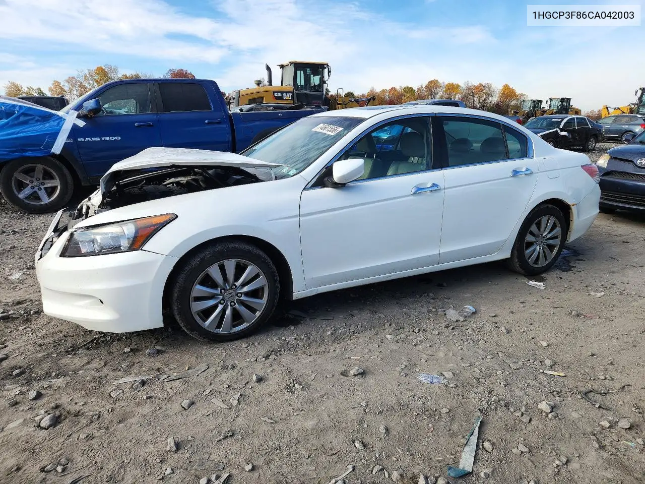HONDA ACCORD 2012, VIN 1HGCP3F86CA042003