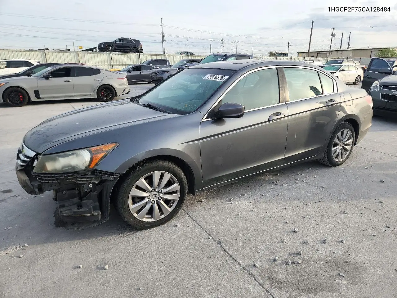 HONDA ACCORD 2012, VIN 1HGCP2F75CA128484