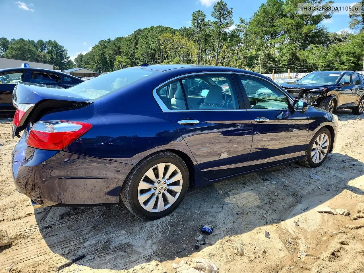 2013 HONDA ACCORD VIN 1HGCR2F83DA110506 — фото 3
