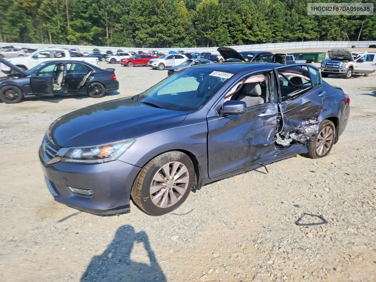 HONDA ACCORD 2013, VIN 1HGCR2F87DA098635