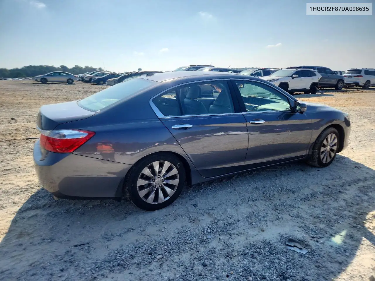 2013 HONDA ACCORD VIN 1HGCR2F87DA098635 — фото 3