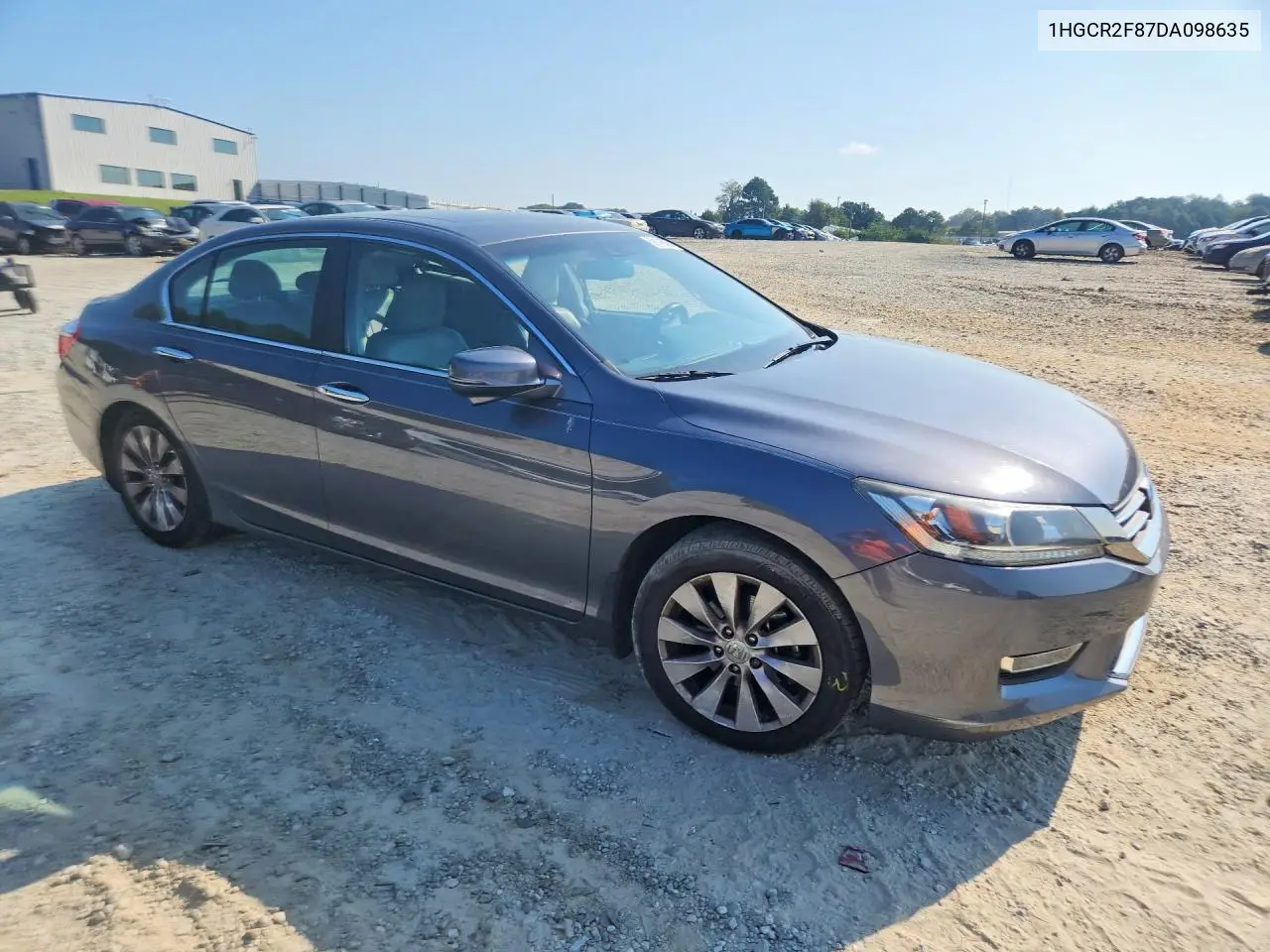 2013 HONDA ACCORD VIN 1HGCR2F87DA098635 — фото 4