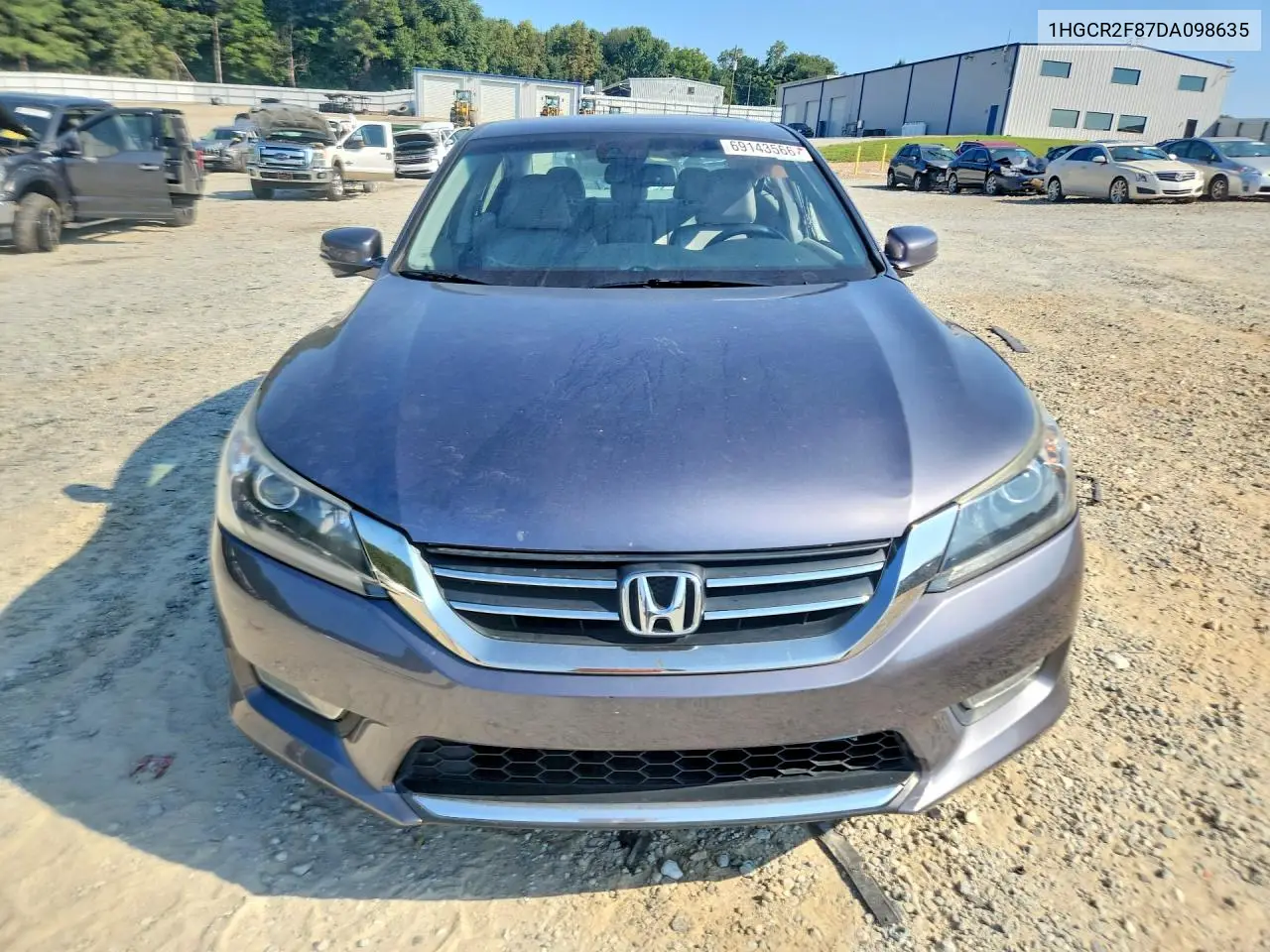 2013 HONDA ACCORD VIN 1HGCR2F87DA098635 — фото 5
