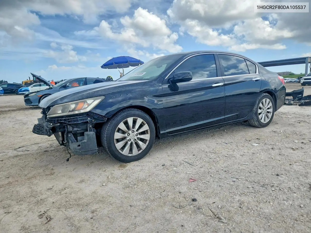 HONDA ACCORD 2013, VIN 1HGCR2F80DA105537