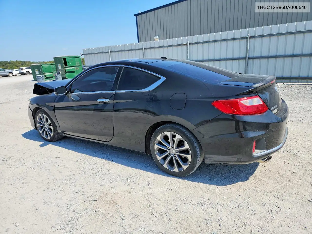 2013 HONDA ACCORD VIN 1HGCT2B86DA000640 — фото 2