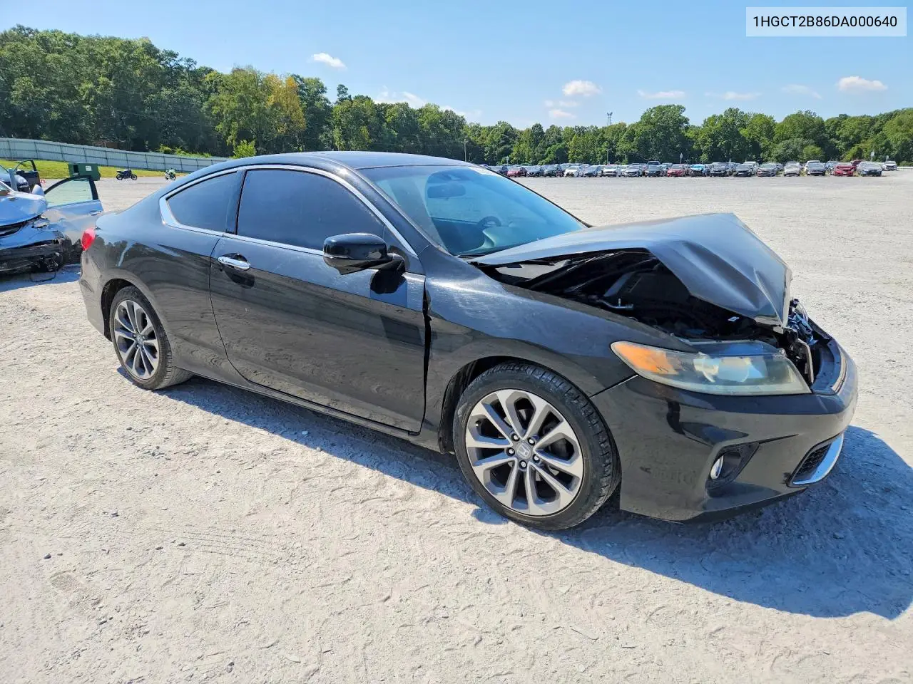 2013 HONDA ACCORD VIN 1HGCT2B86DA000640 — фото 4