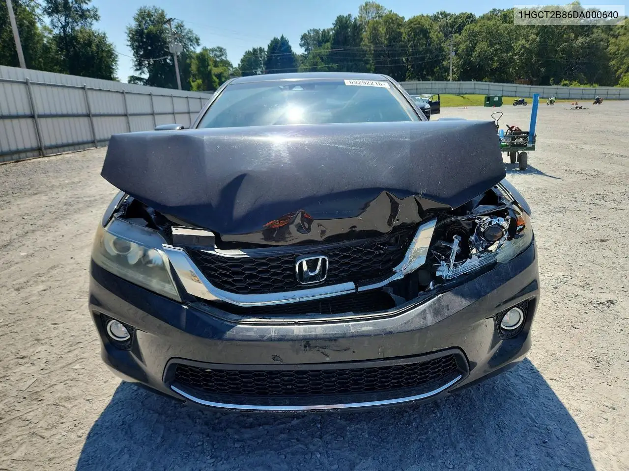 2013 HONDA ACCORD VIN 1HGCT2B86DA000640 — фото 5