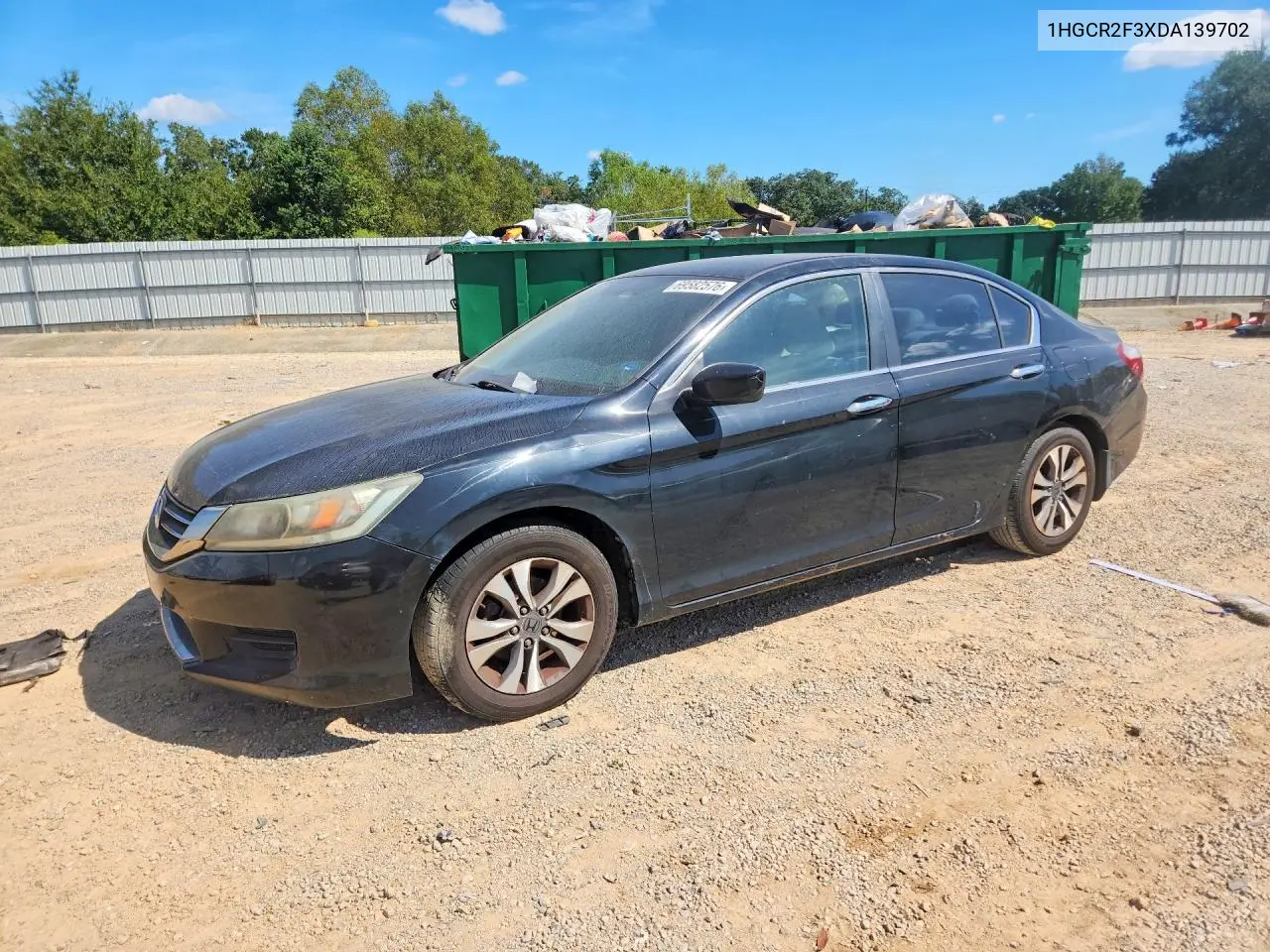 HONDA ACCORD 2013, VIN 1HGCR2F3XDA139702