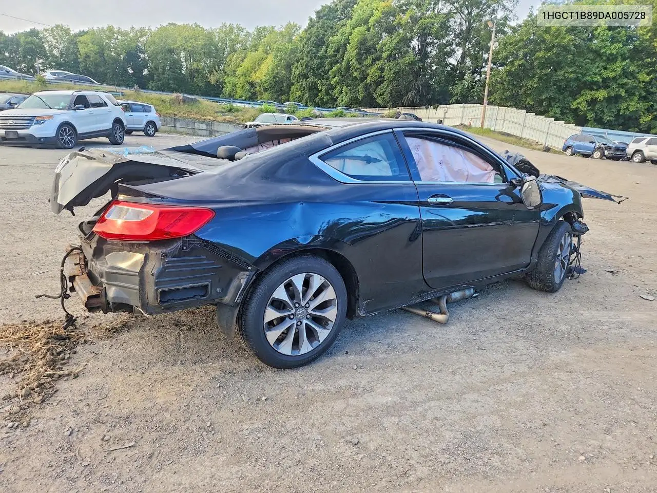 2013 HONDA ACCORD VIN 1HGCT1B89DA005728 — фото 3