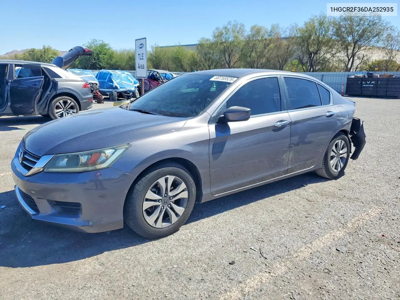 HONDA ACCORD 2013, VIN 1HGCR2F36DA252935