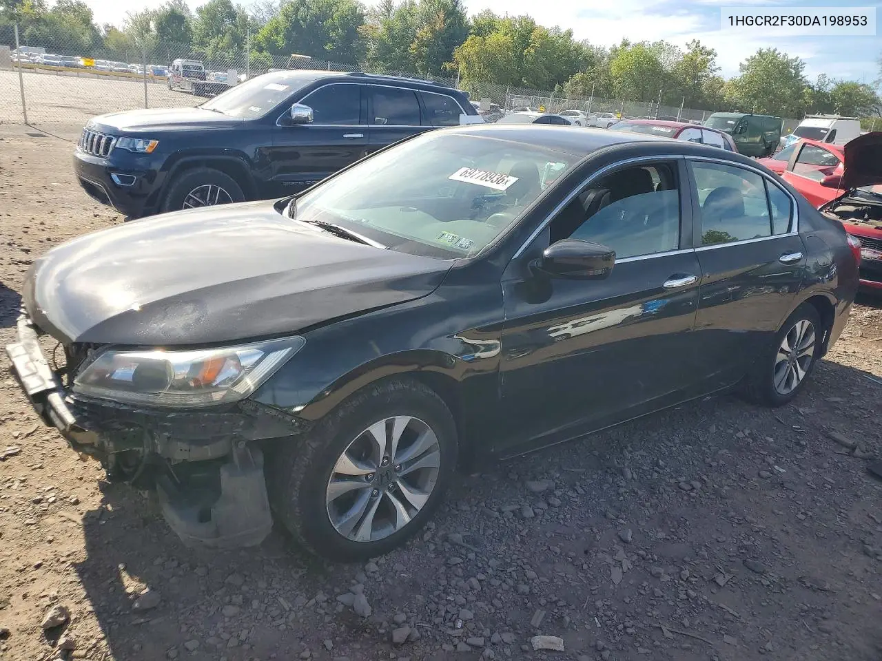HONDA ACCORD 2013, VIN 1HGCR2F30DA198953