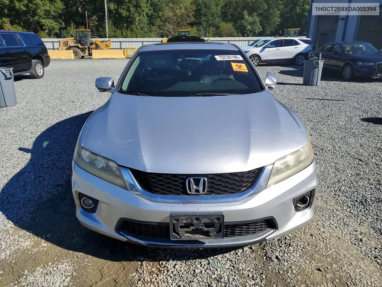2013 HONDA ACCORD VIN 1HGCT2B8XDA003394 — фото 5