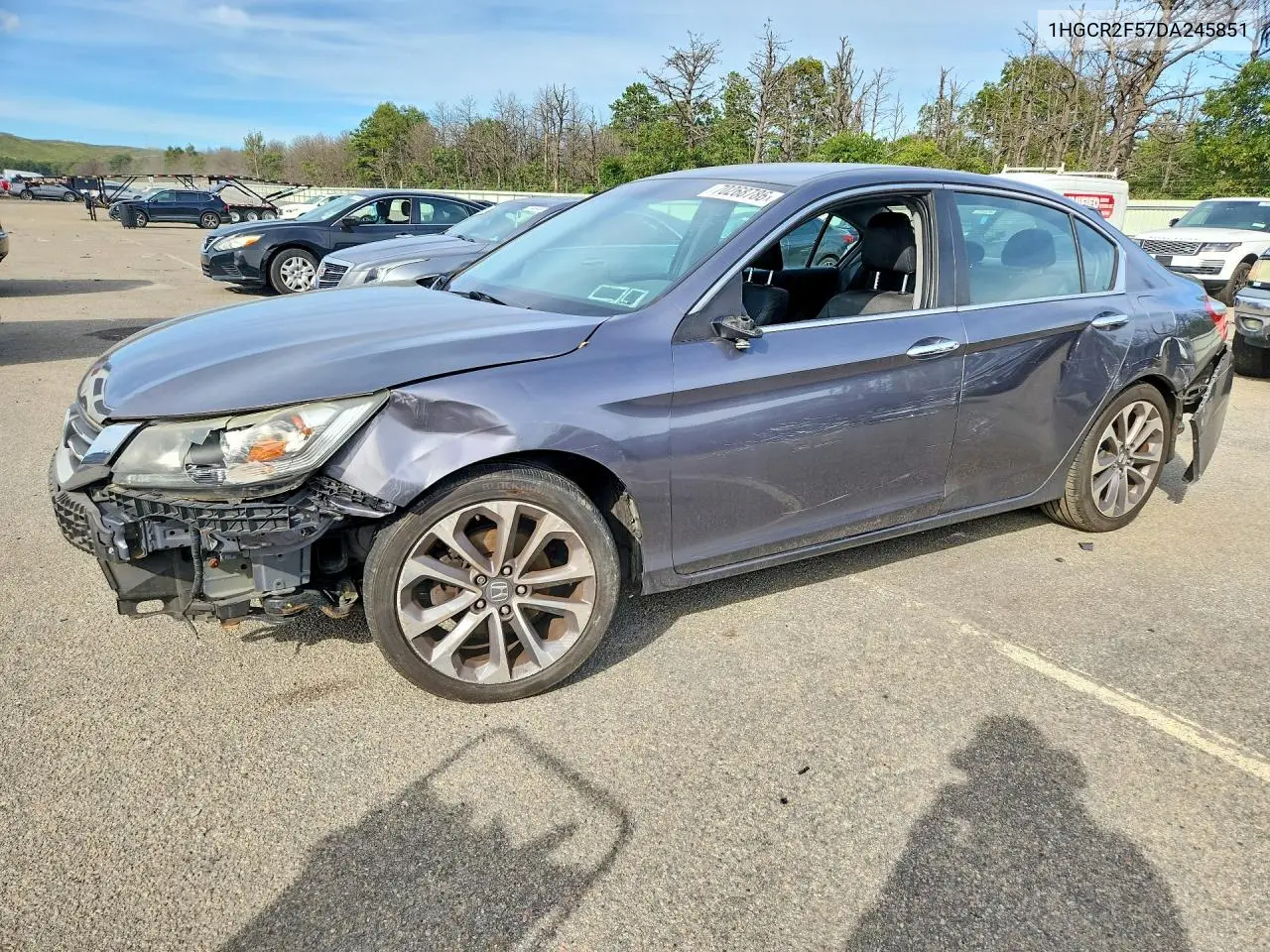 HONDA ACCORD 2013, VIN 1HGCR2F57DA245851