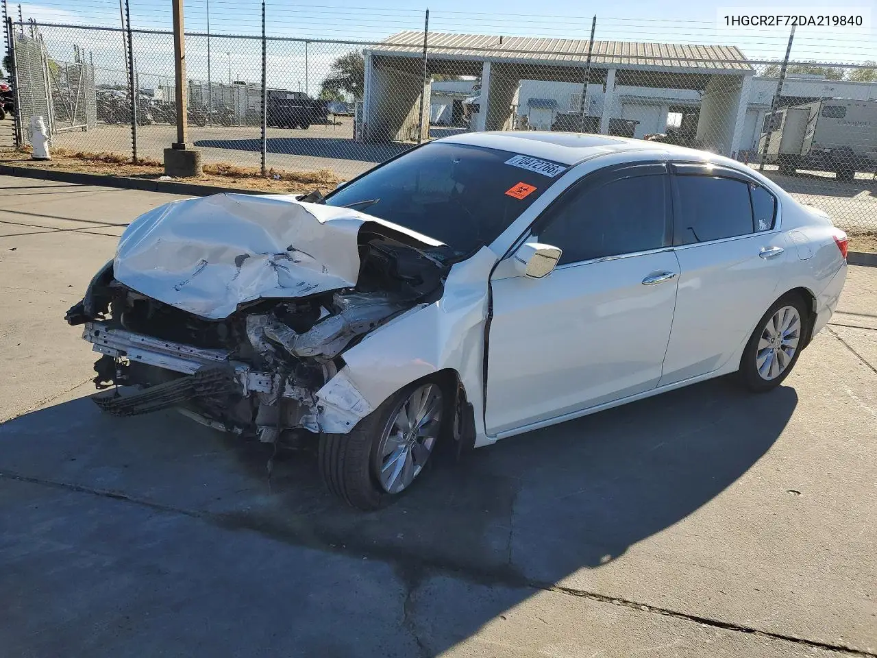 HONDA ACCORD 2013, VIN 1HGCR2F72DA219840