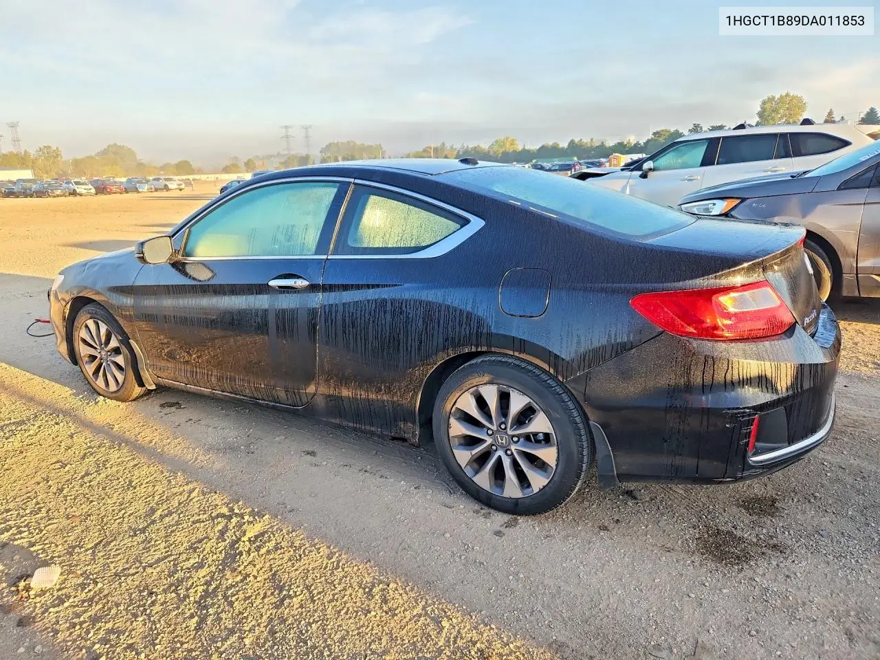 2013 HONDA ACCORD VIN 1HGCT1B89DA011853 — фото 2