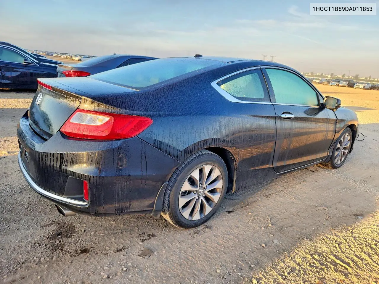 2013 HONDA ACCORD VIN 1HGCT1B89DA011853 — фото 3