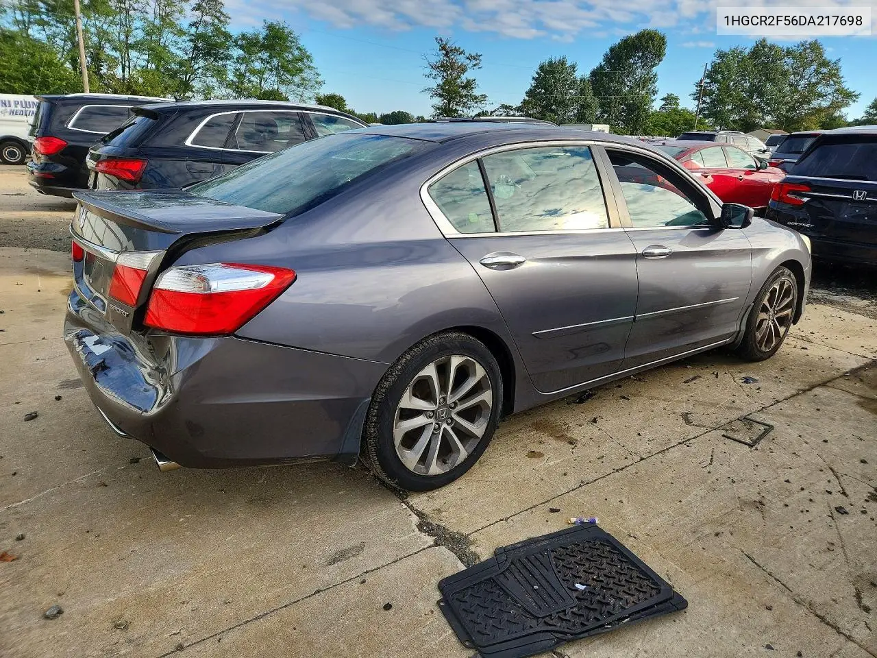 2013 HONDA ACCORD VIN 1HGCR2F56DA217698 — фото 3