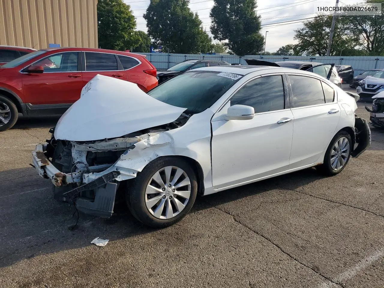 HONDA ACCORD 2013, VIN 1HGCR3F80DA026679