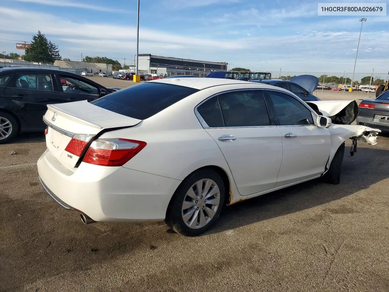 2013 HONDA ACCORD VIN 1HGCR3F80DA026679 — фото 3