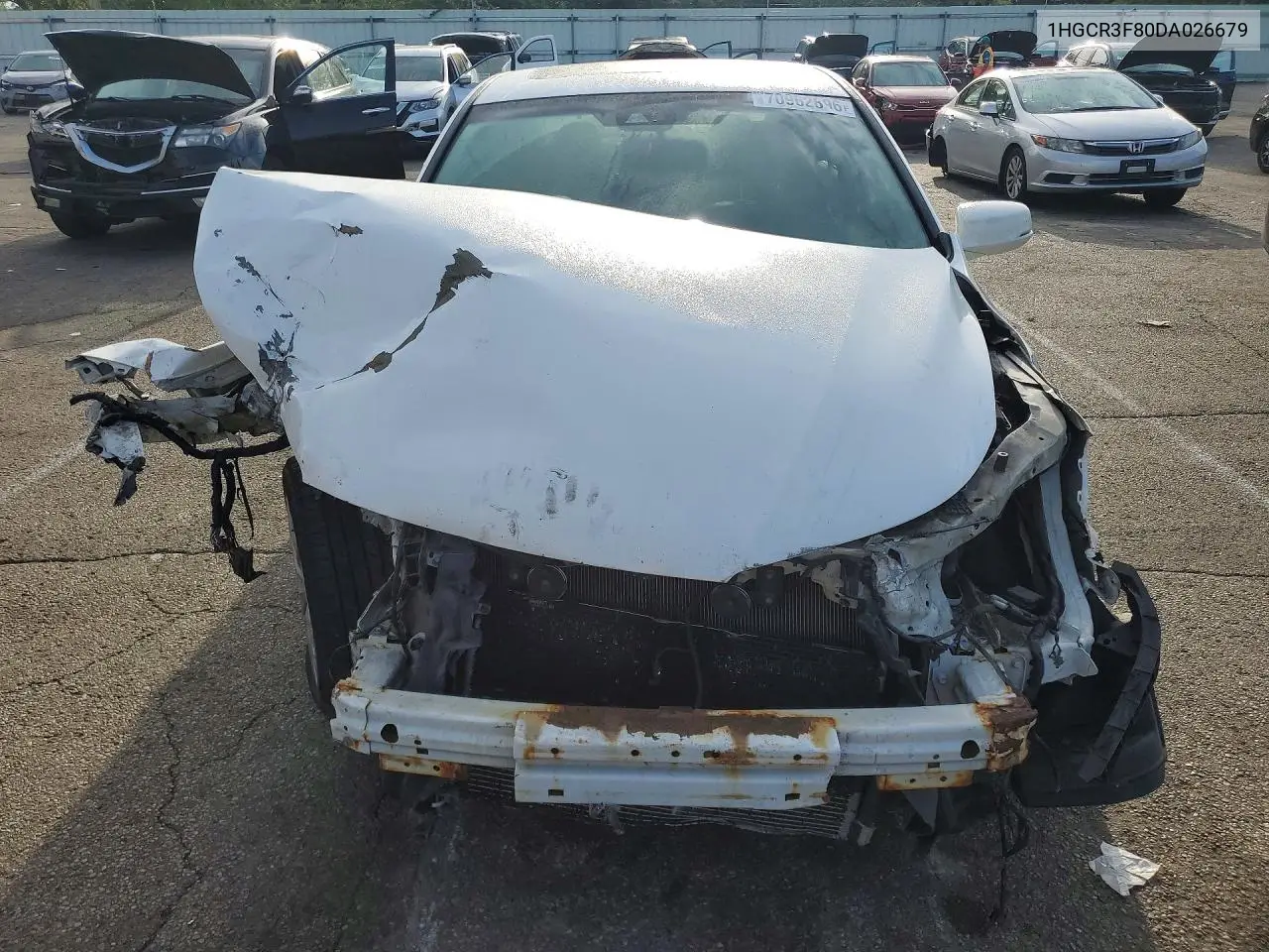 2013 HONDA ACCORD VIN 1HGCR3F80DA026679 — фото 5