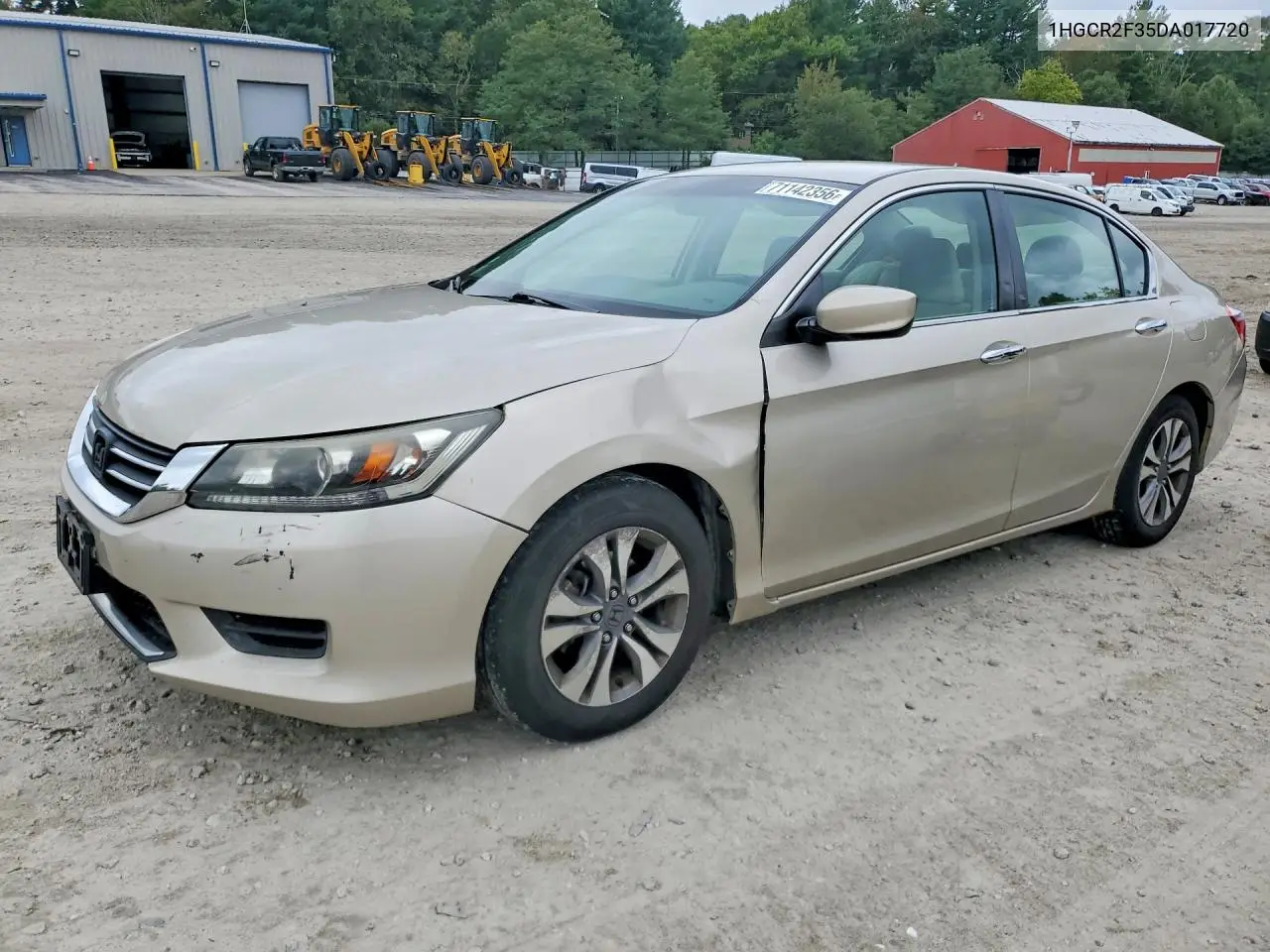 HONDA ACCORD 2013, VIN 1HGCR2F35DA017720