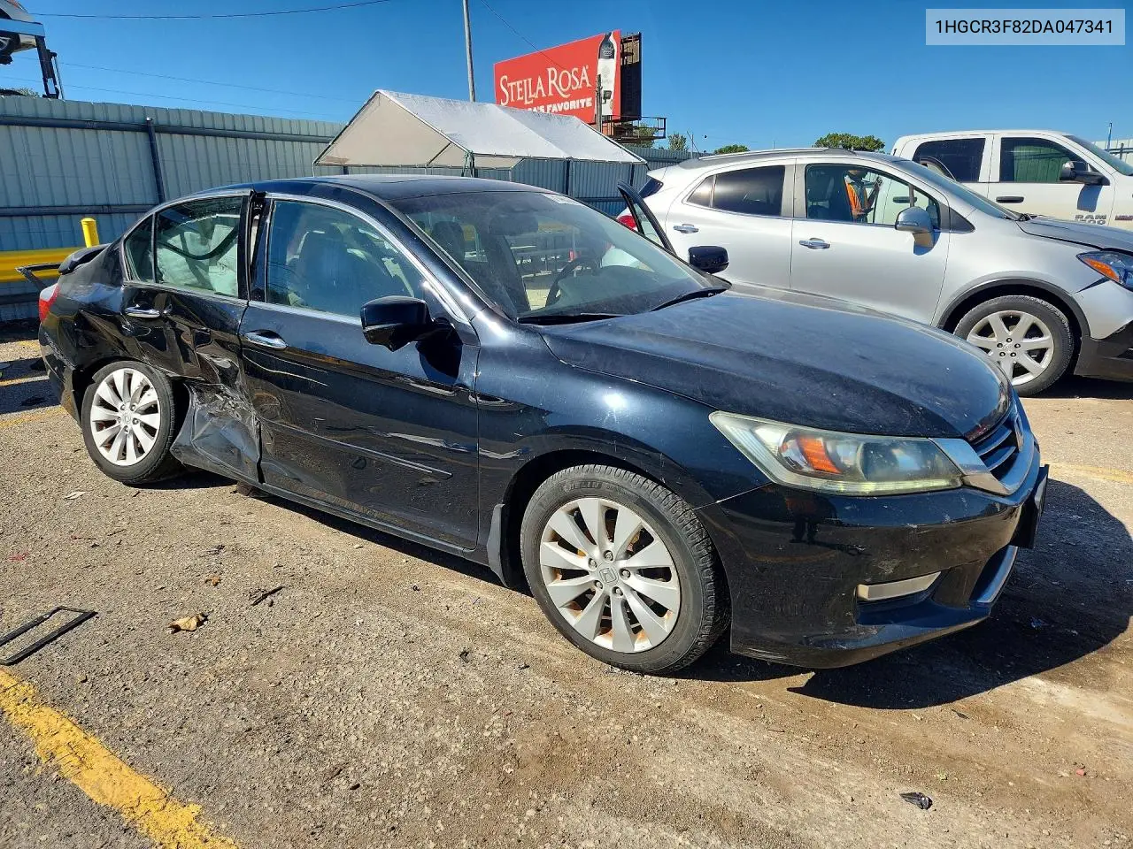 2013 HONDA ACCORD VIN 1HGCR3F82DA047341 — фото 4