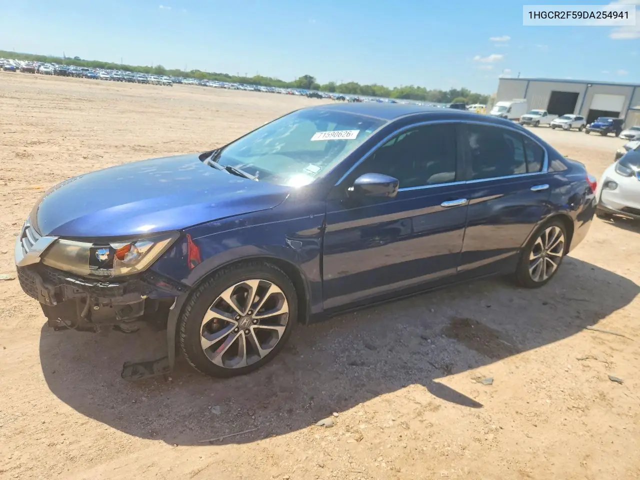 HONDA ACCORD 2013, VIN 1HGCR2F59DA254941