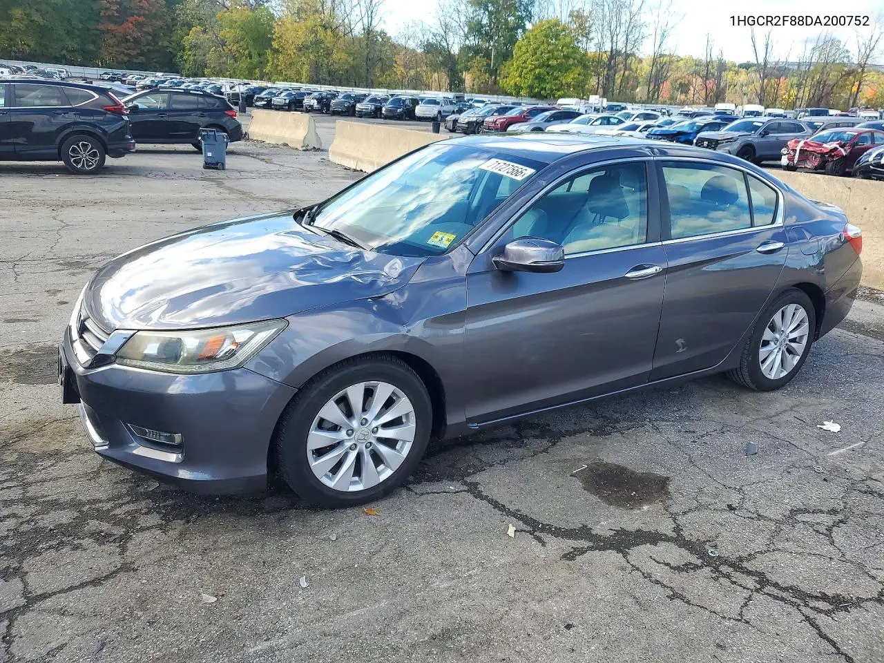 HONDA ACCORD 2013, VIN 1HGCR2F88DA200752