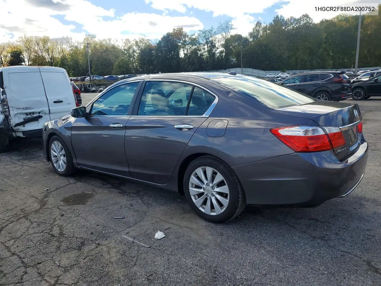 2013 HONDA ACCORD VIN 1HGCR2F88DA200752 — фото 2