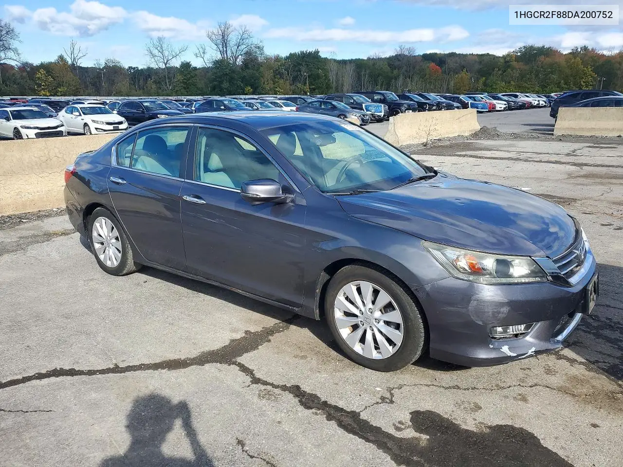 2013 HONDA ACCORD VIN 1HGCR2F88DA200752 — фото 4
