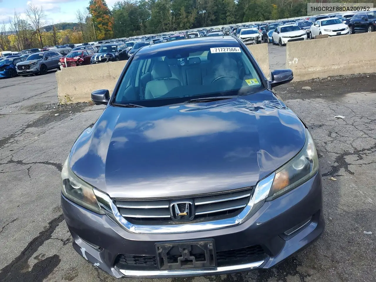2013 HONDA ACCORD VIN 1HGCR2F88DA200752 — фото 5