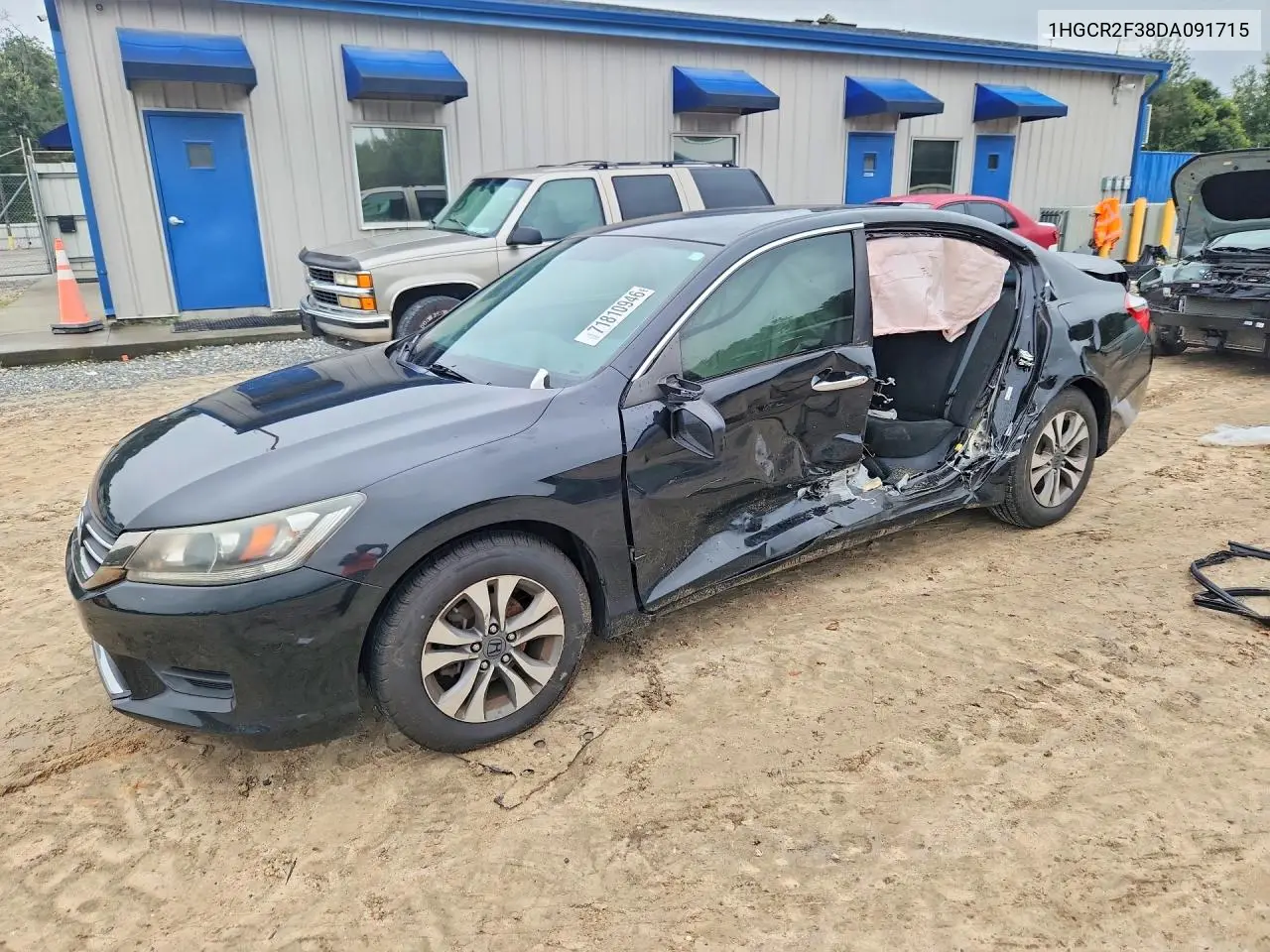 HONDA ACCORD 2013, VIN 1HGCR2F38DA091715