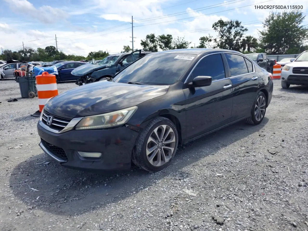 HONDA ACCORD 2013, VIN 1HGCR2F50DA115930