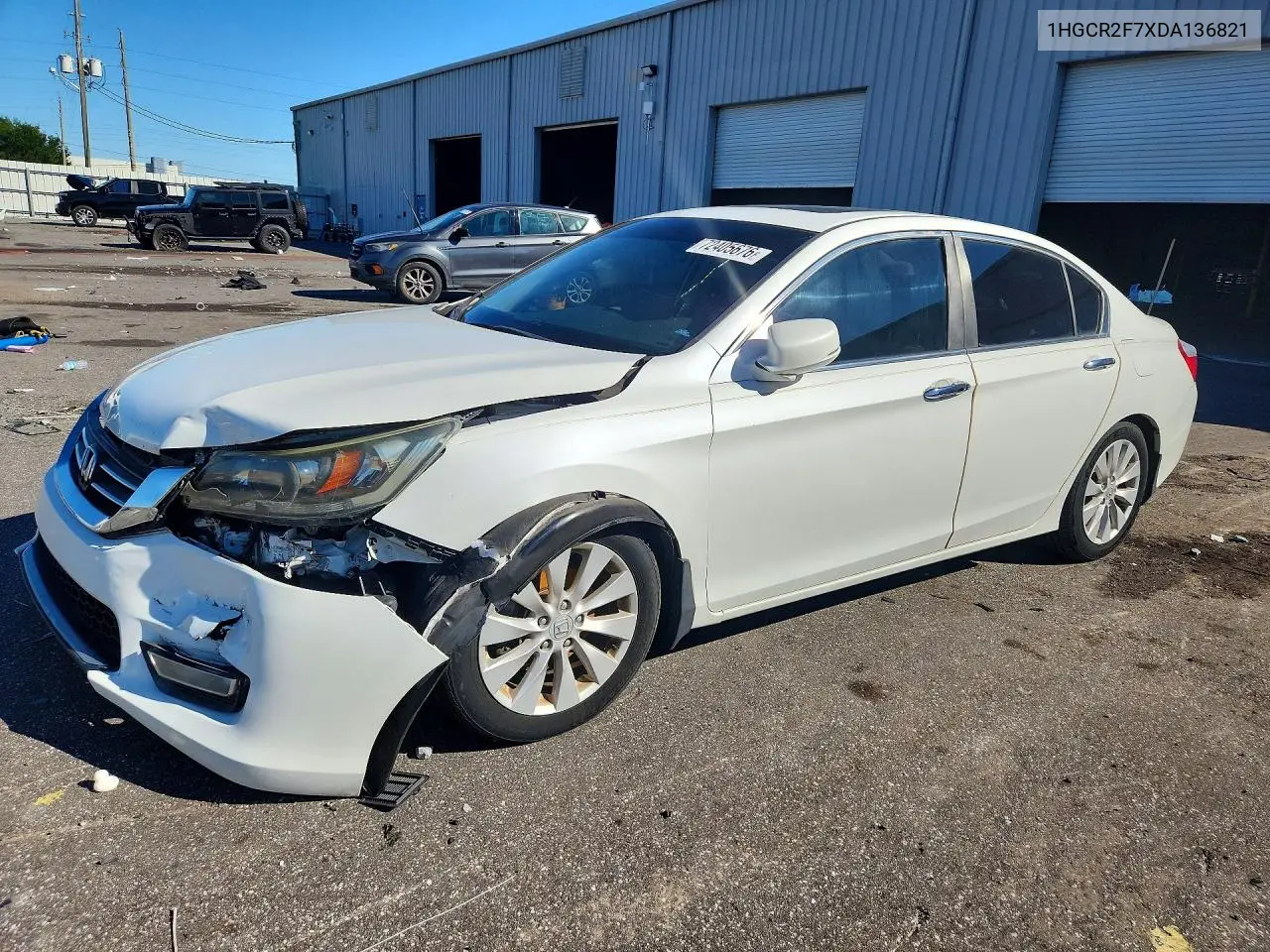 HONDA ACCORD 2013, VIN 1HGCR2F7XDA136821