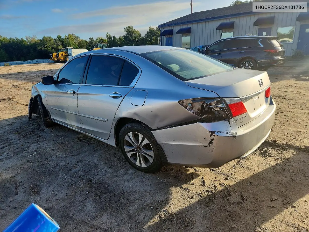 2013 HONDA ACCORD VIN 1HGCR2F36DA101786 — фото 2