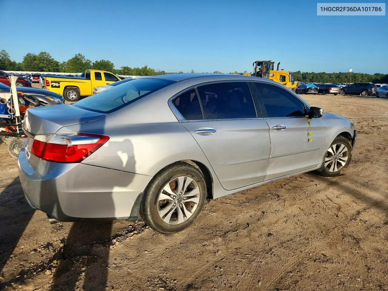 2013 HONDA ACCORD VIN 1HGCR2F36DA101786 — фото 3