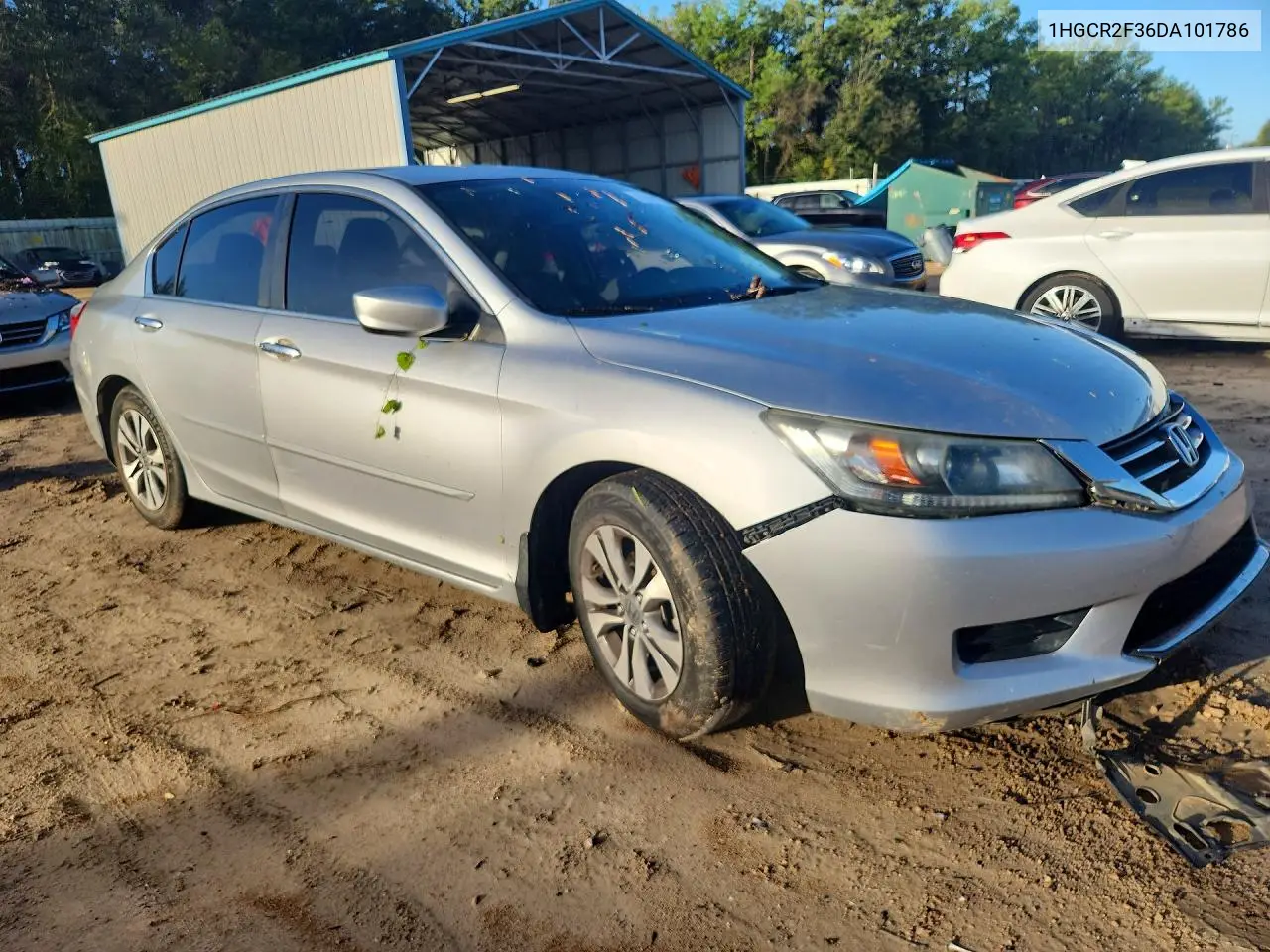 2013 HONDA ACCORD VIN 1HGCR2F36DA101786 — фото 4