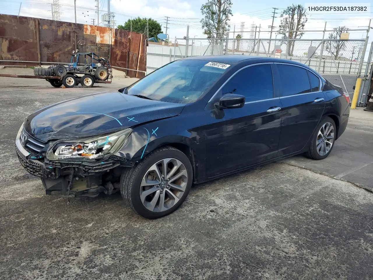 HONDA ACCORD 2013, VIN 1HGCR2F53DA187382