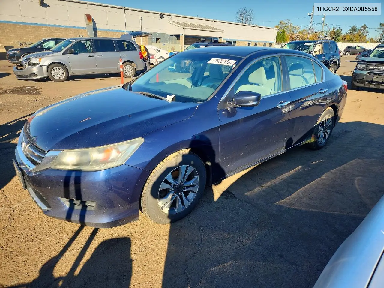 HONDA ACCORD 2013, VIN 1HGCR2F3XDA085558