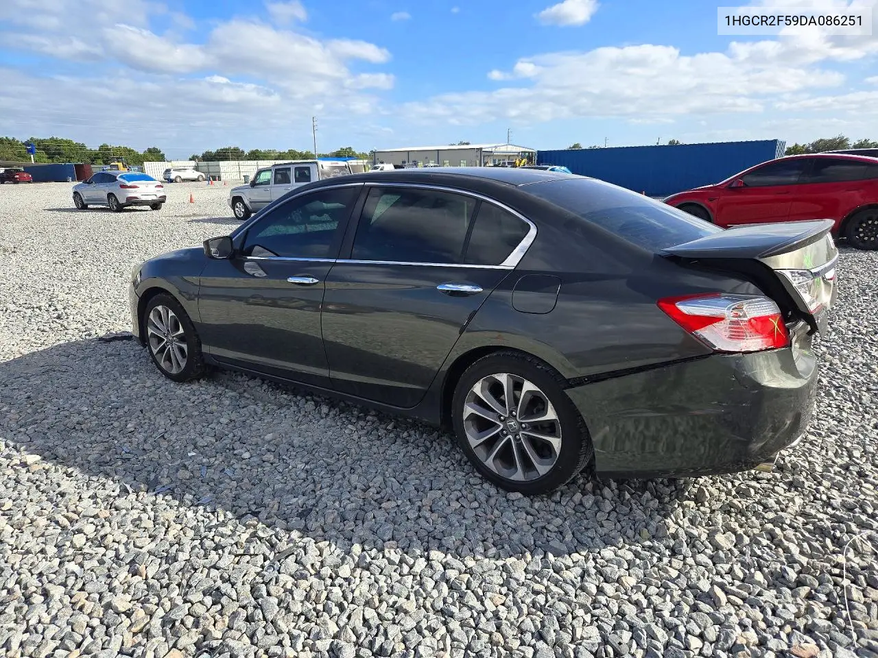 HONDA ACCORD 2013, VIN 1HGCR2F59DA086251