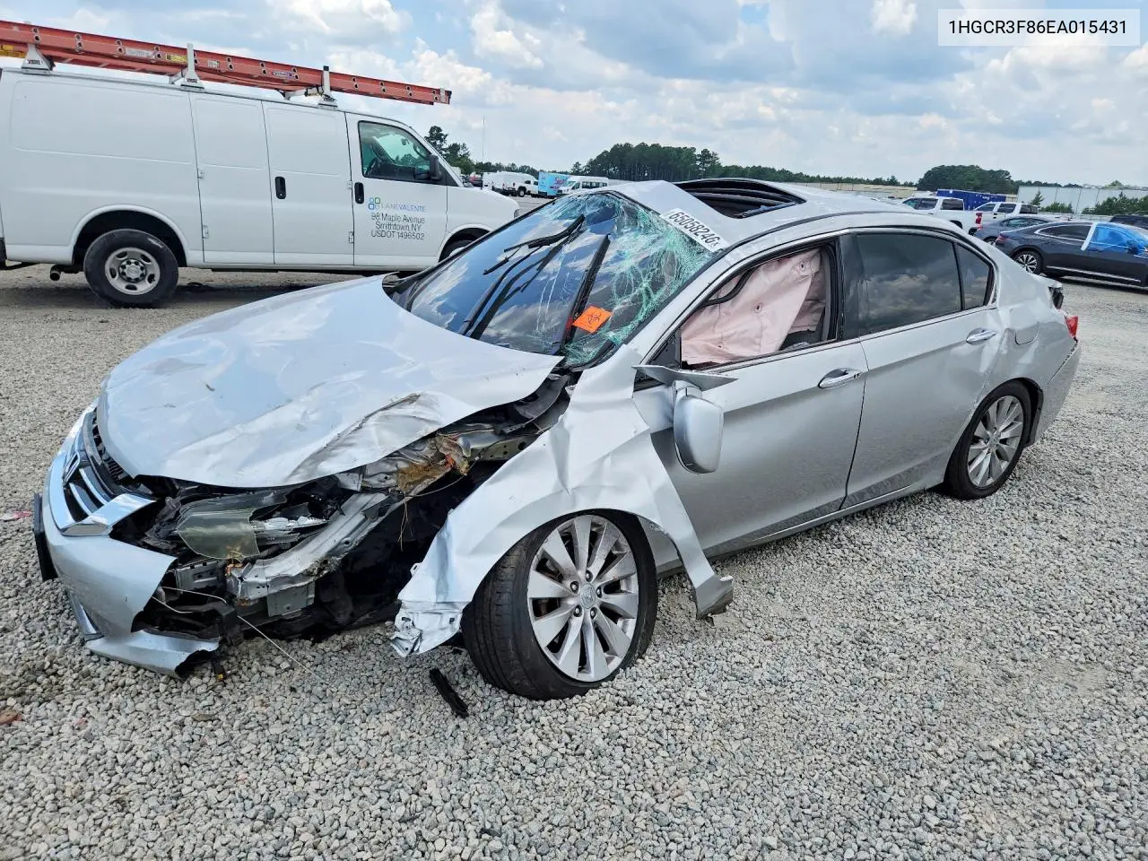 HONDA ACCORD 2014, VIN 1HGCR3F86EA015431