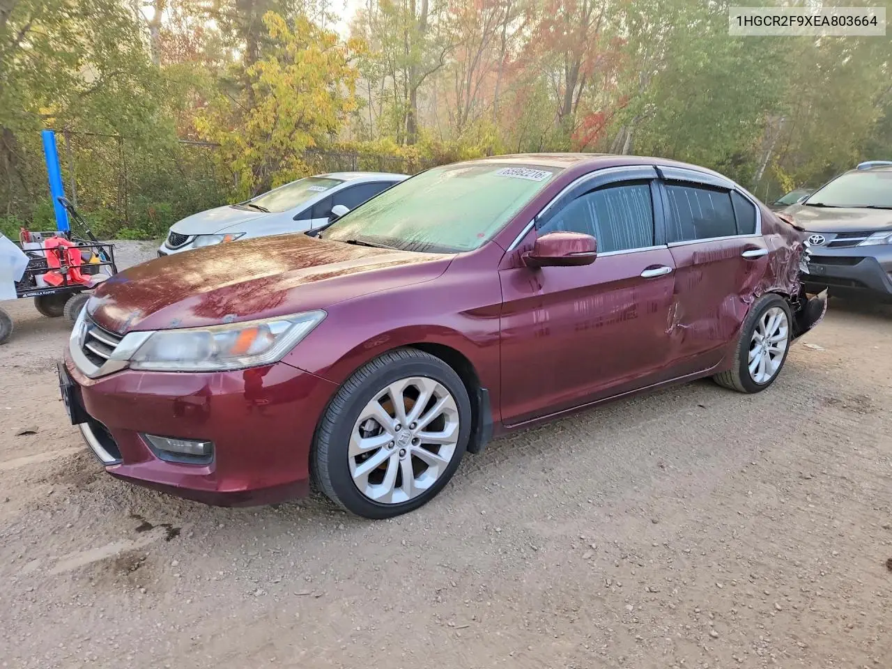 HONDA ACCORD 2014, VIN 1HGCR2F9XEA803664