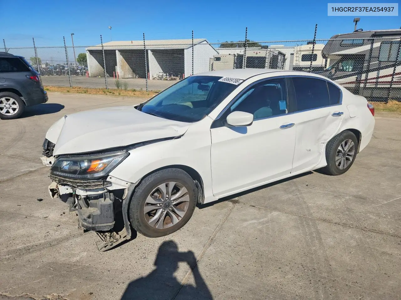 HONDA ACCORD 2014, VIN 1HGCR2F37EA254937