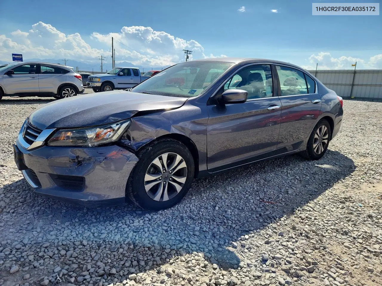 HONDA ACCORD 2014, VIN 1HGCR2F30EA035172