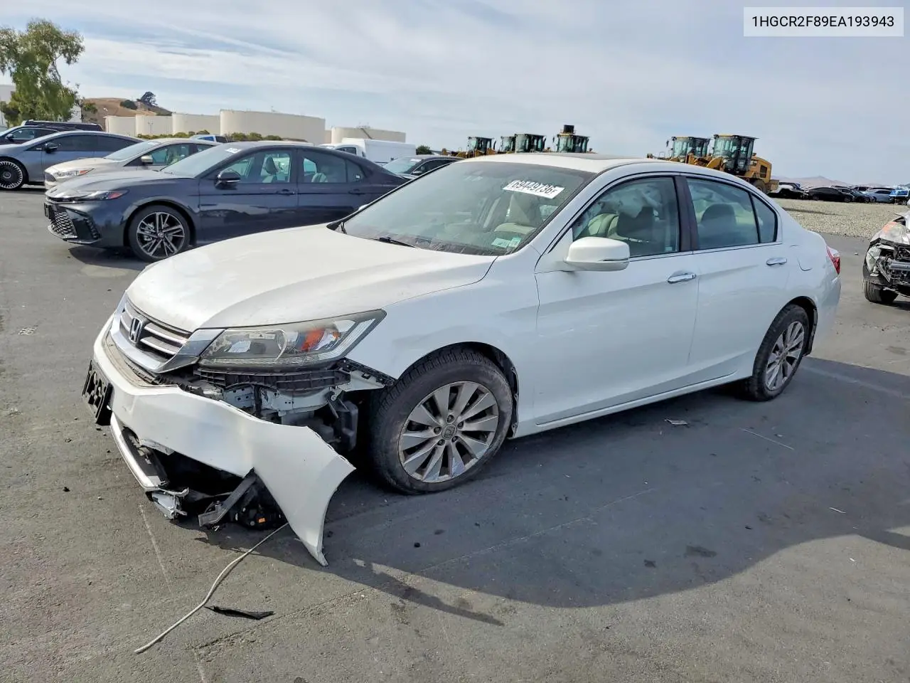 HONDA ACCORD 2014, VIN 1HGCR2F89EA193943