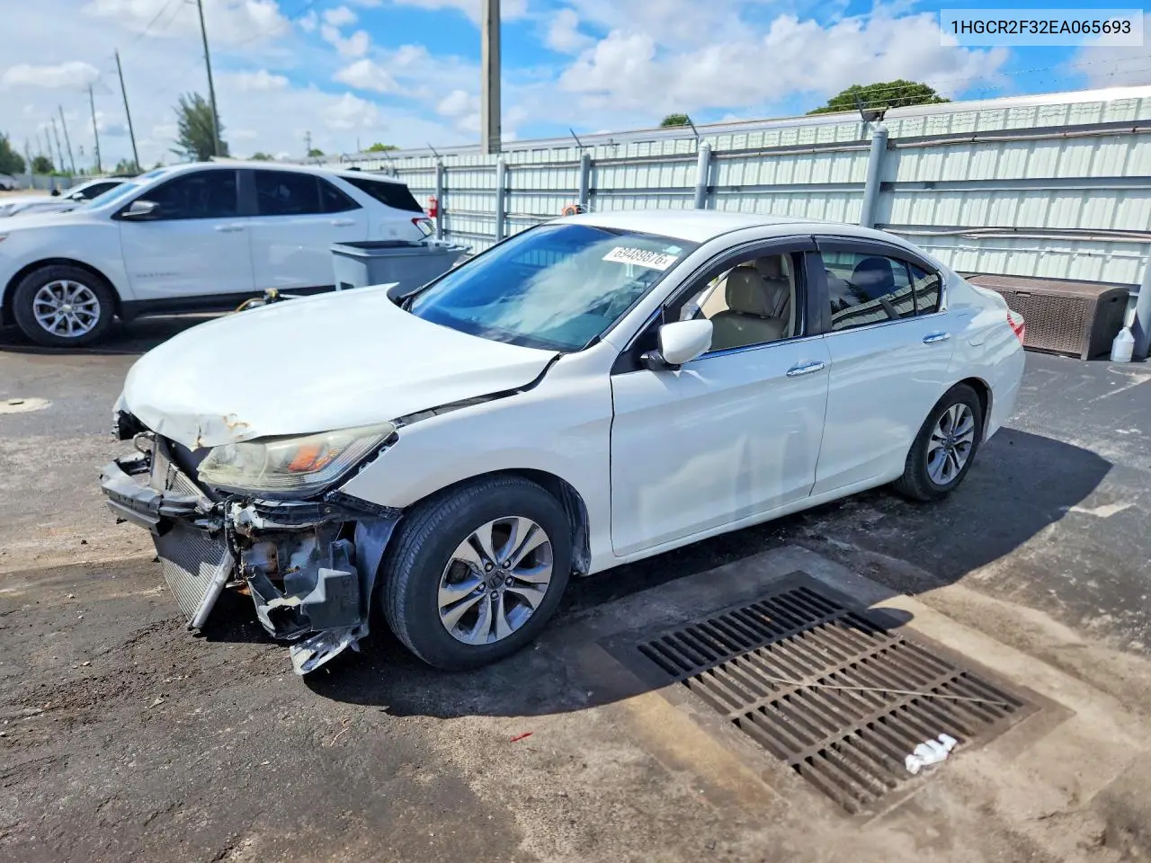 HONDA ACCORD 2014, VIN 1HGCR2F32EA065693