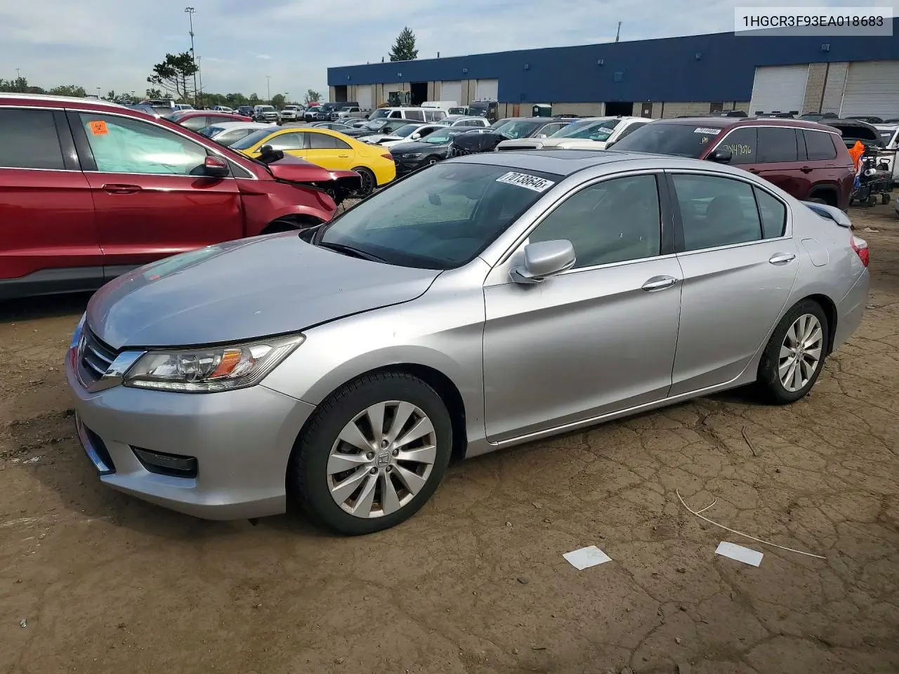 HONDA ACCORD 2014, VIN 1HGCR3F93EA018683