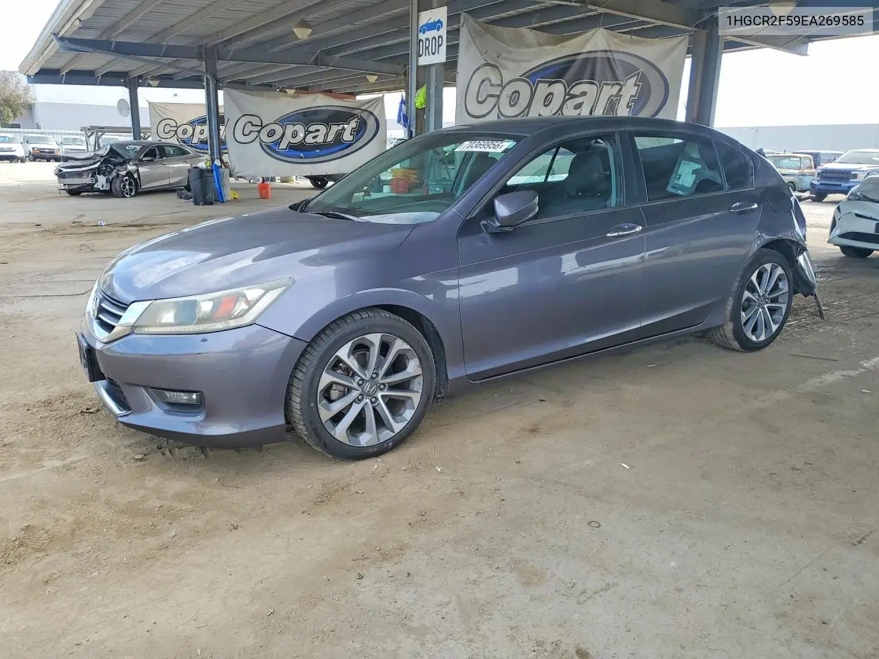 HONDA ACCORD 2014, VIN 1HGCR2F59EA269585