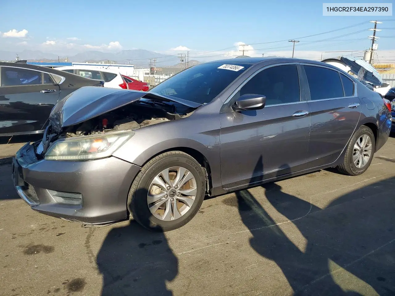 HONDA ACCORD 2014, VIN 1HGCR2F34EA297390